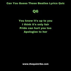 Which The Beatles Song Is This? - The Quiz Tribe