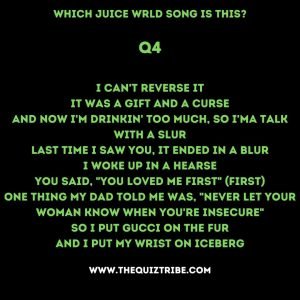 Which Juice WRLD Song Is This? - The Quiz Tribe