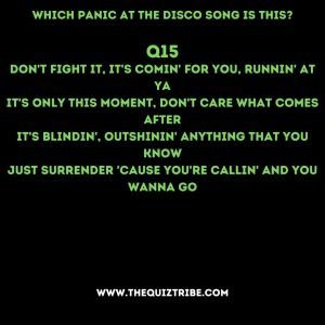 panic at the disco song quiz buzzfeed