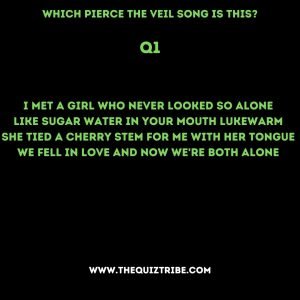 pierce the veil quiz