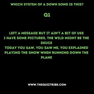 system of a down quiz