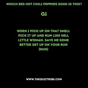 red hot chili peppers quiz