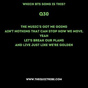 Which BTS Song Is This? - The Quiz Tribe