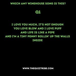 Amy Winehouse quiz