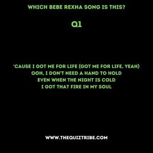 Bebe Rexha quiz