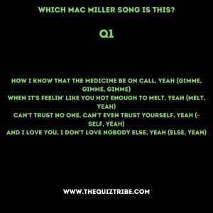 Mac Miller quiz